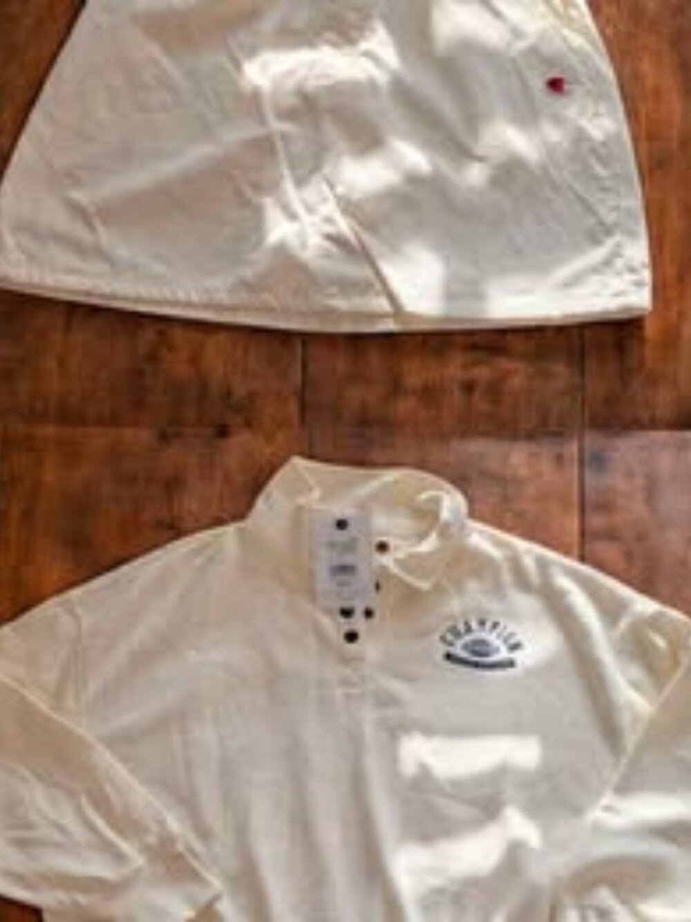 Champion Matching Set - Cream Pullover Hoodie + Skirt, Size L